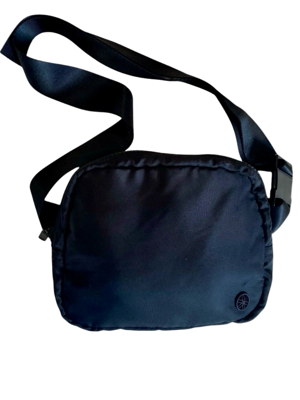 GAIAM Waist Pack Cross Body Black Nylon Bag
